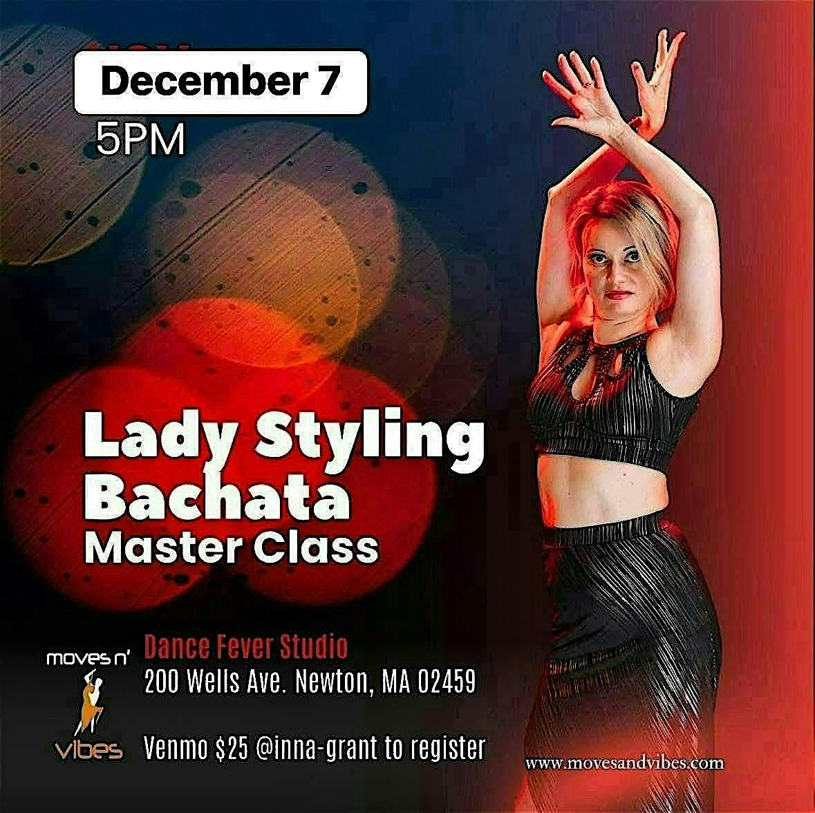 Lady Styling Bachata Master Class, 7 December | Event in Newton | AllEvents