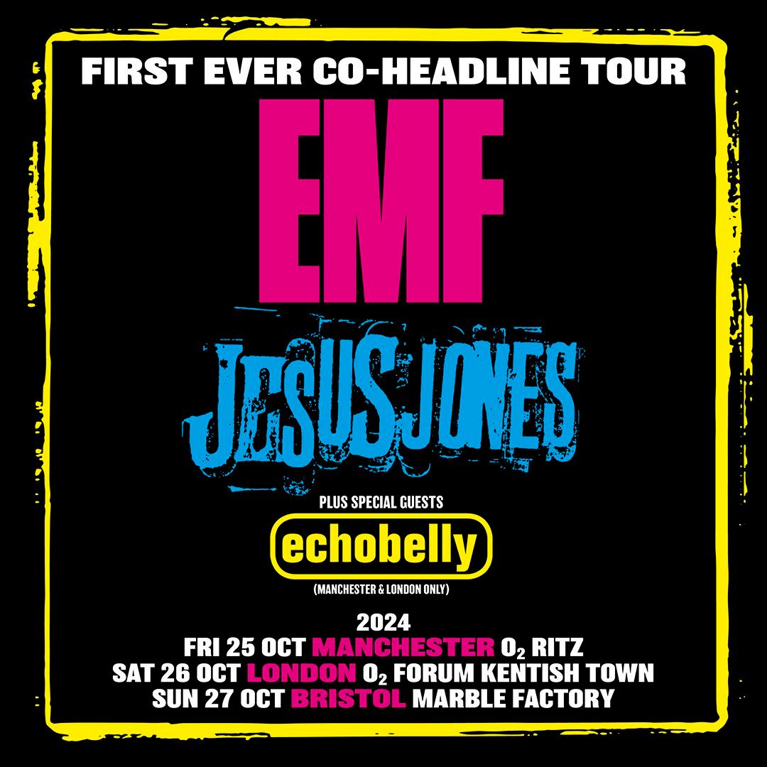 EMF & Jesus Jones Bristol Tickets, 19 October | Event in Bristol | AllEvents