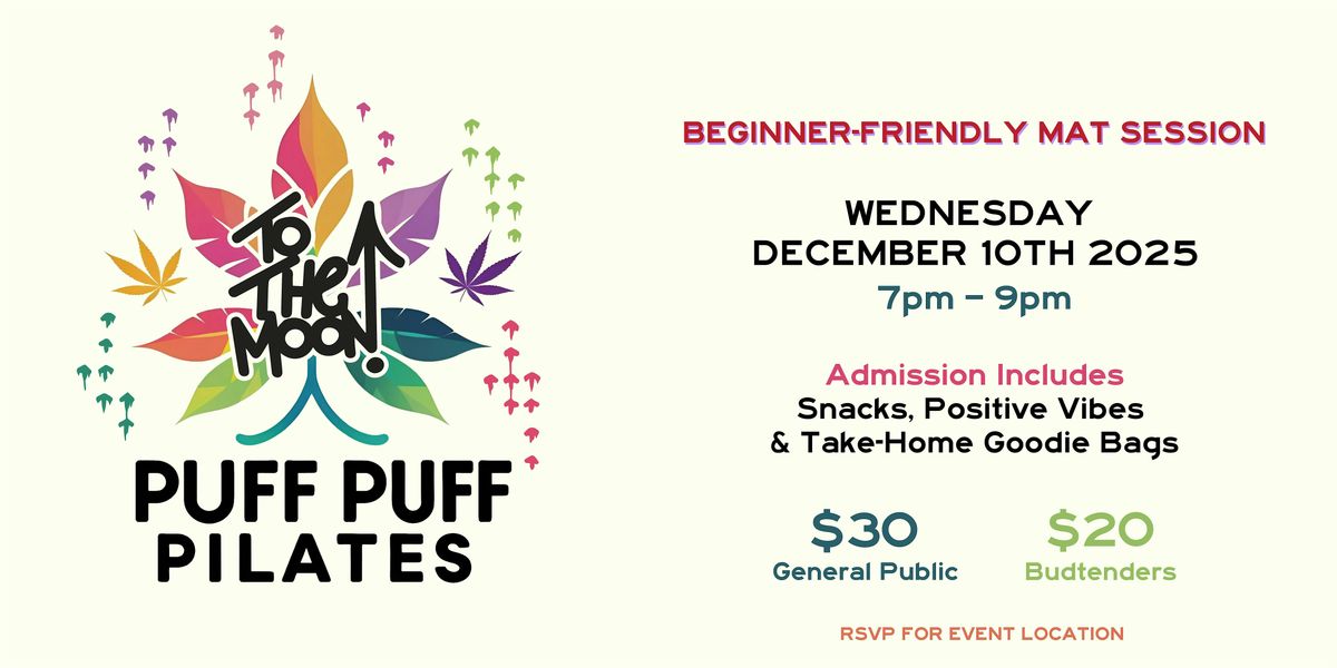 TO THE MOON x PUFF PUFF PILATES, 10 December | Event in Brooklyn | AllEvents
