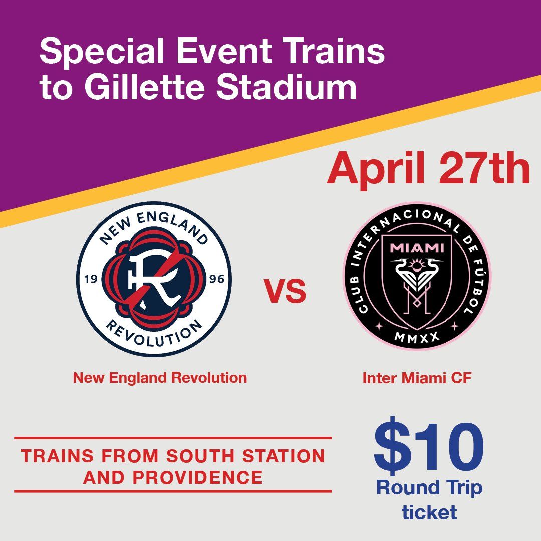 Inter Miami CF at New England Revolution Tickets, 9 July | Event in Foxborough | AllEvents