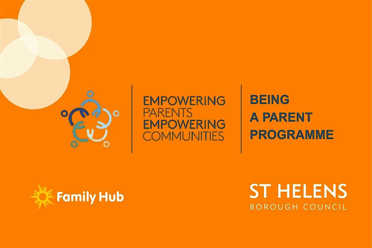 Being a Parent - 8 week programme, 22 January | Event in Saint Helens | AllEvents