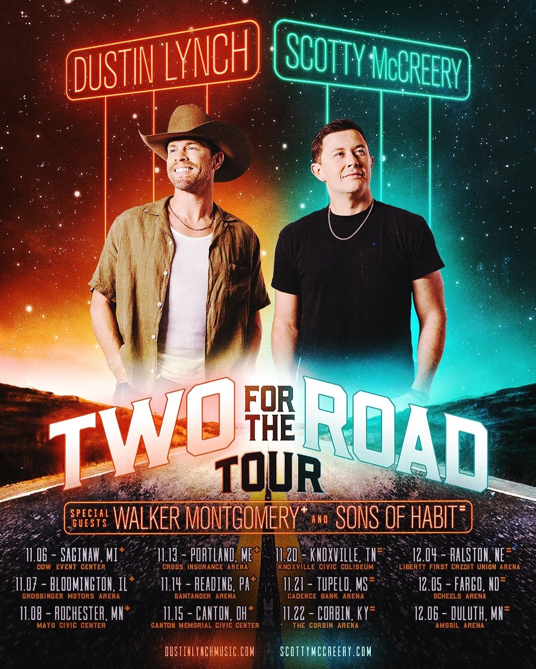 Dustin Lynch & Scotty McCreery, 3 December | Event in Omaha | AllEvents