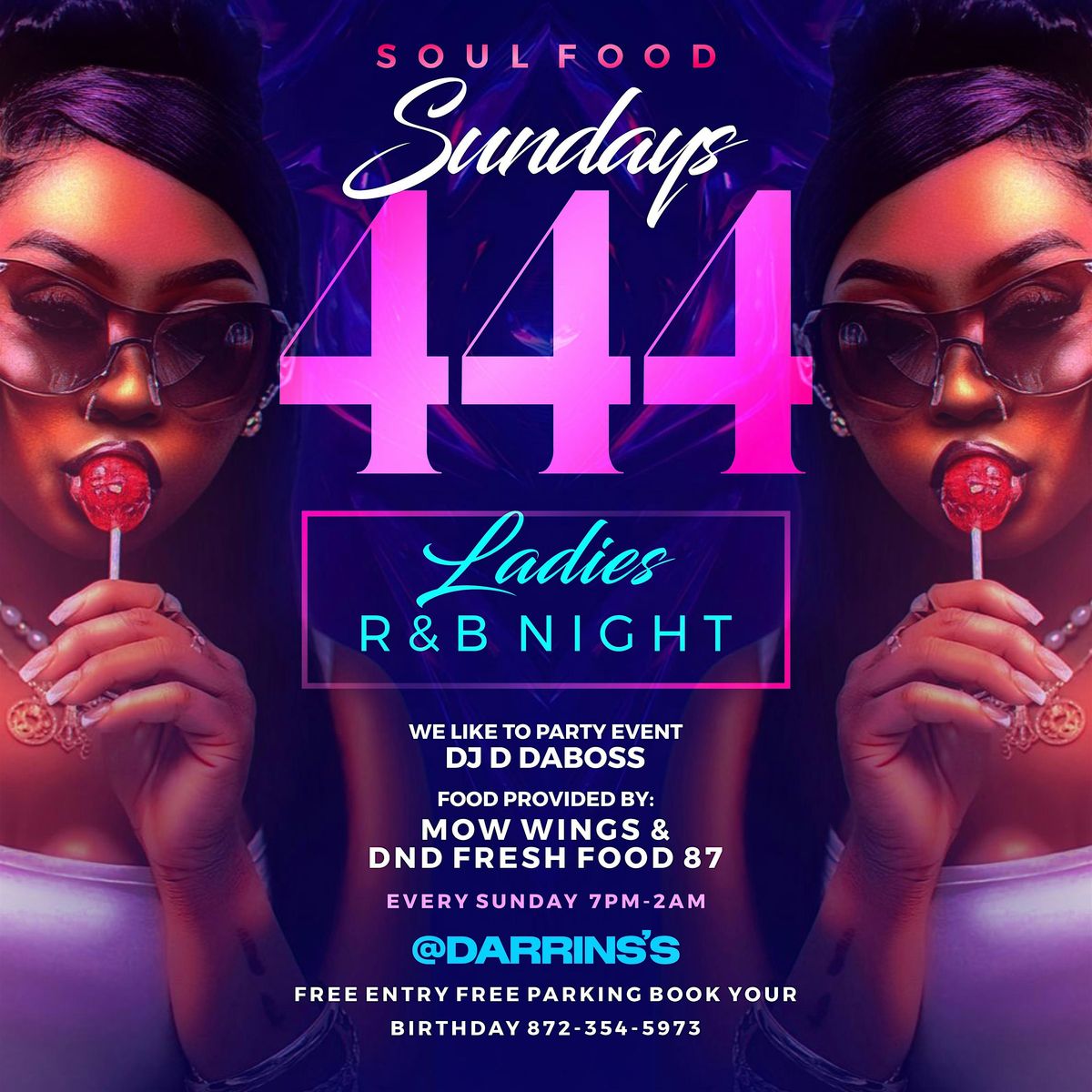 Soul Food Sunday 444 LADIES R&B NIGHT