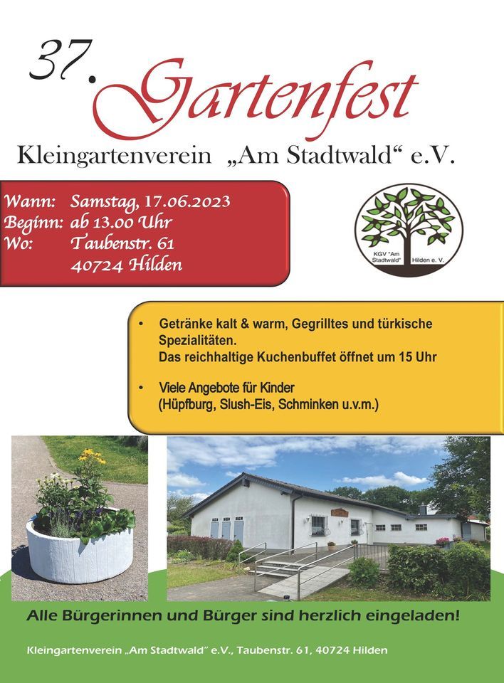 Sommerfest 2023 im KGV Am Stadtwald, Kleingartenverein "Am Stadtwald" e