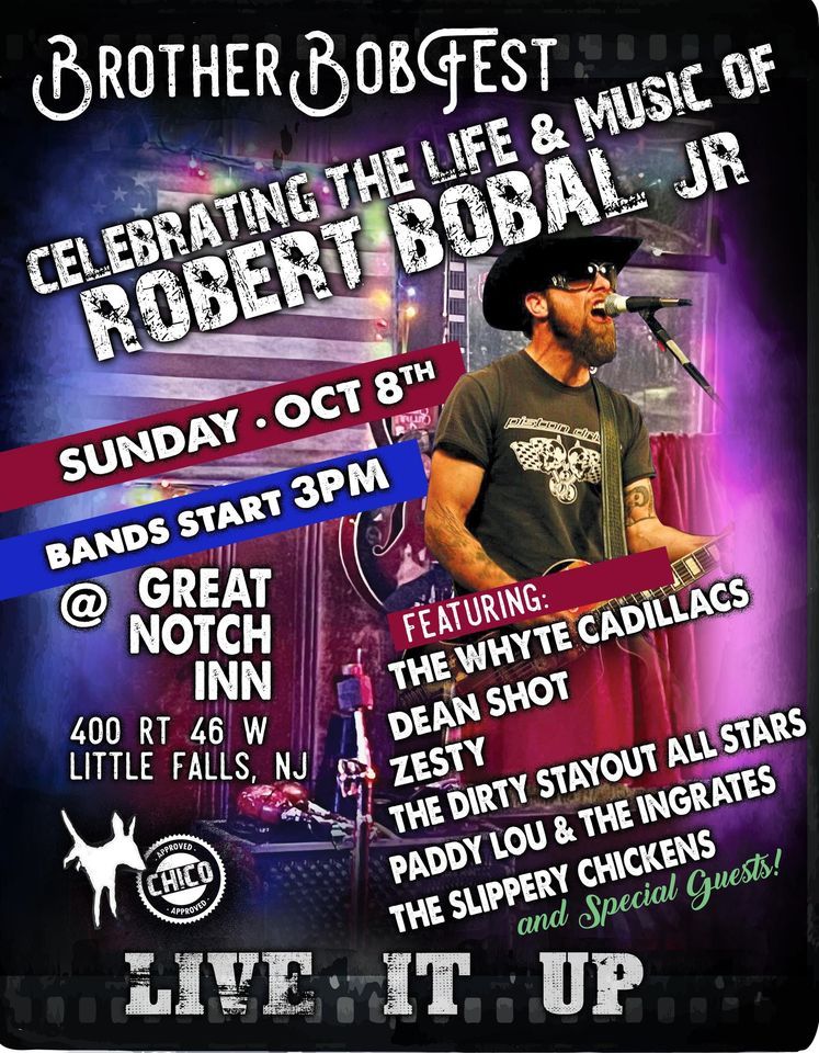 BrotherBobFest @ Great Notch Inn, Great Notch Inn, Little Falls, 8 October