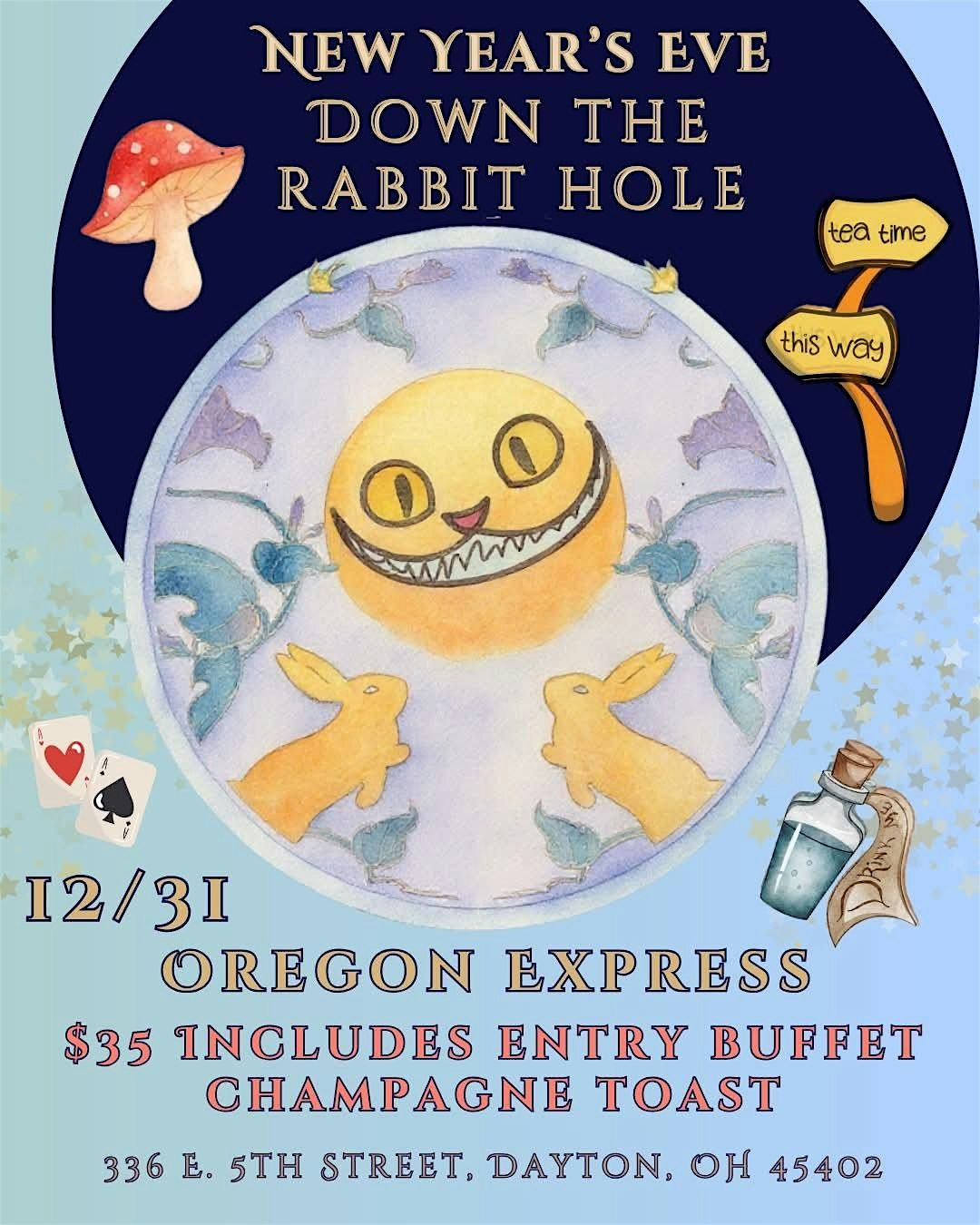 Oregon Express NYE, 31 December | Event in Dayton | AllEvents