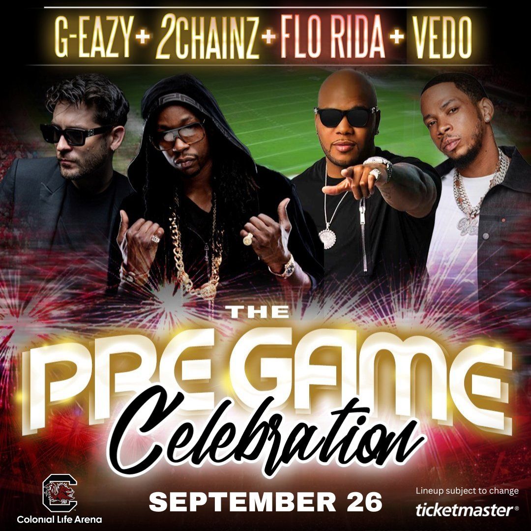 Pre-Game Celebration: Flo Rida  2 Chainz  Vedo & G-Eazy, 25 September | Event in Columbia | AllEvents