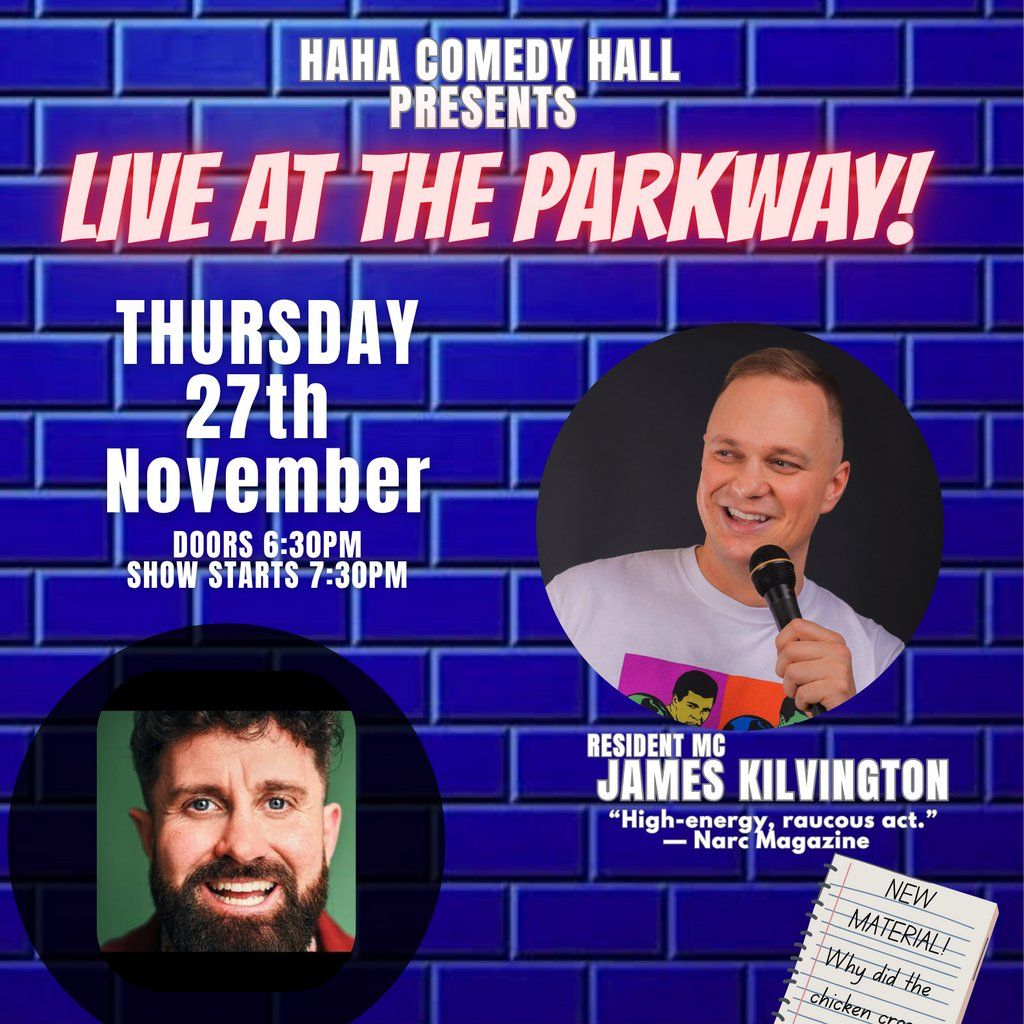 Haha Comedy Hall- James Kilvington MC with Joe Zalias, 27 November | Event in Middlesbrough | AllEvents