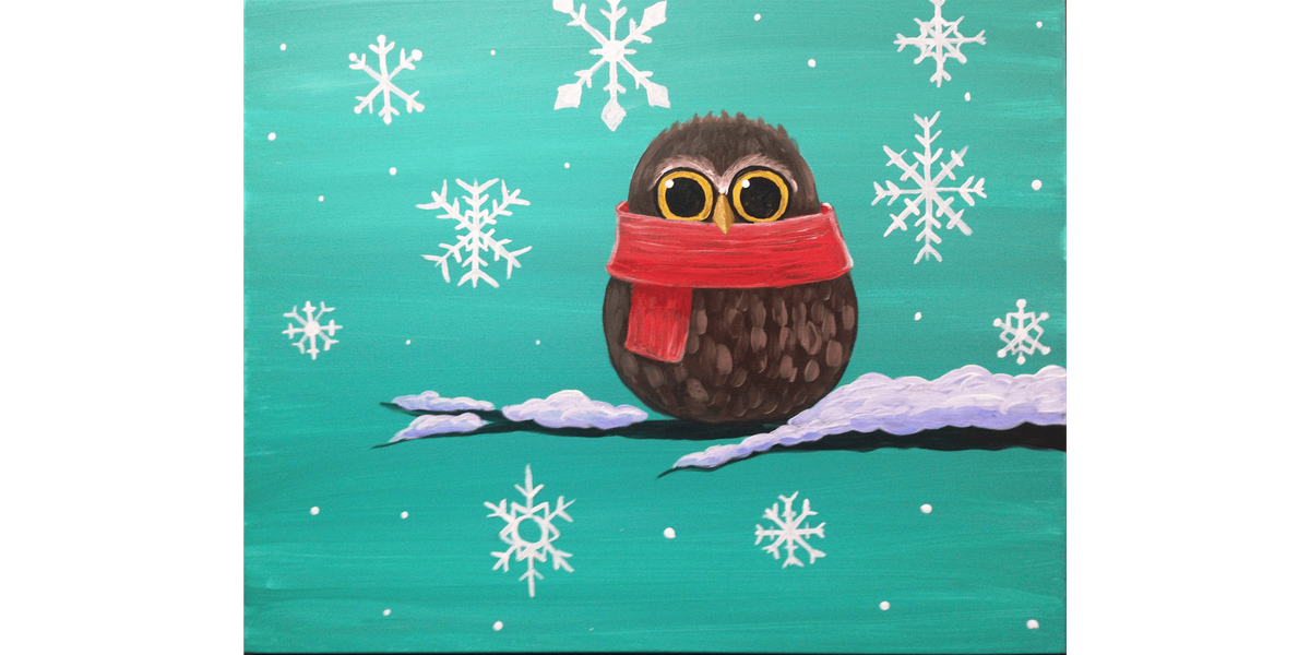 Winter Snowy Owl  - Paint and Sip in Sacramento | Classpop!™, 28 December | Event in Elk Grove | AllEvents