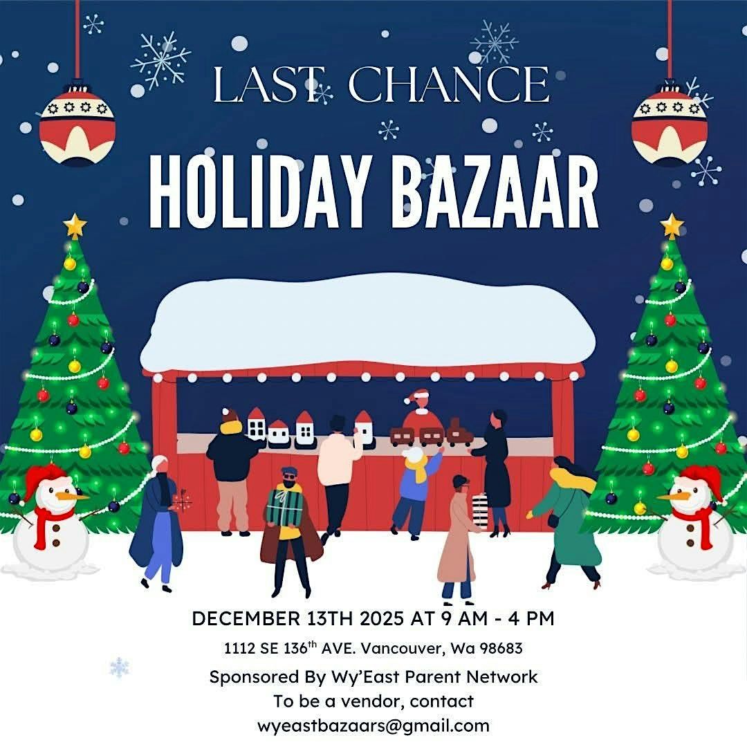 Wy'East Last Chance Holiday Bazaar, 13 December | Event in Vancouver | AllEvents