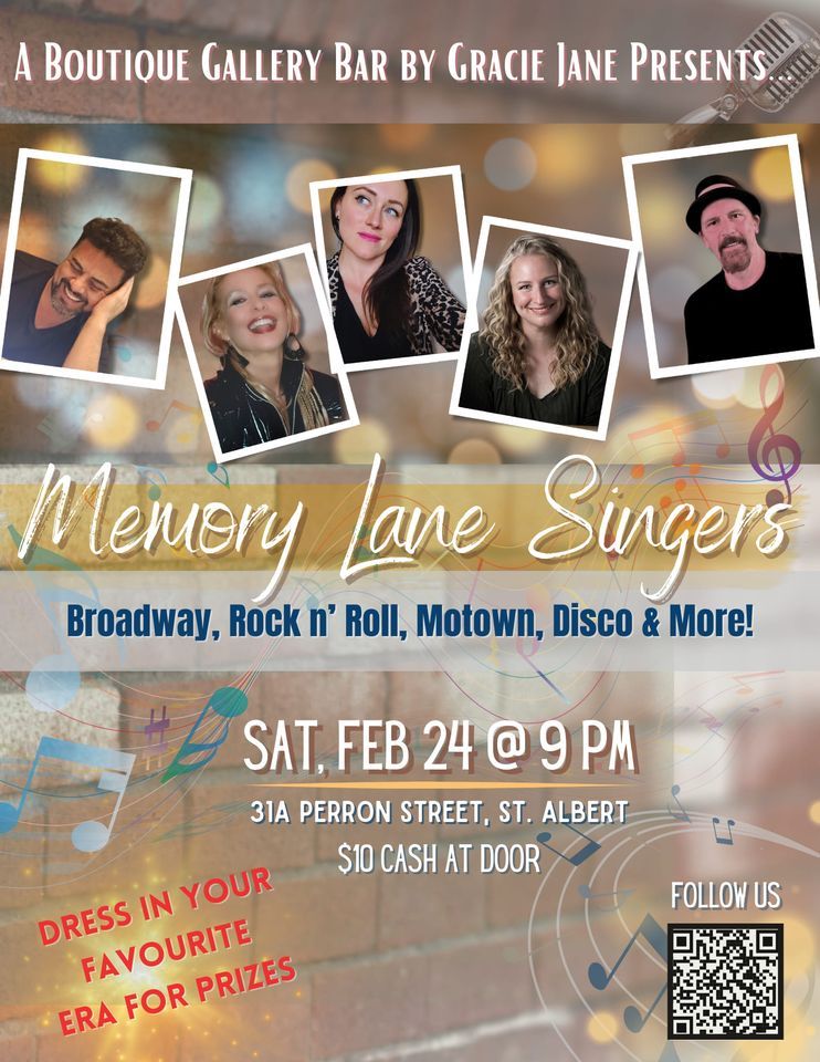 Memory Lane Singers Gracie Janes!, A Boutique Gallery Bar by Gracie