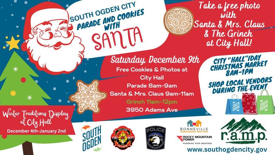 South Ogden City "Hall"iday Market, Parade, & Cookies with Santa
