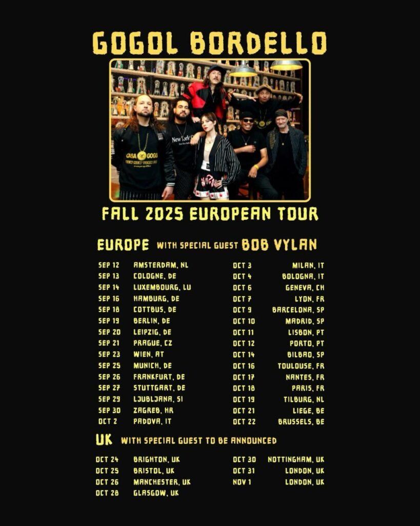 Gogol Bordello Brussels Tickets, 22 October | Event in Bruxelles | AllEvents