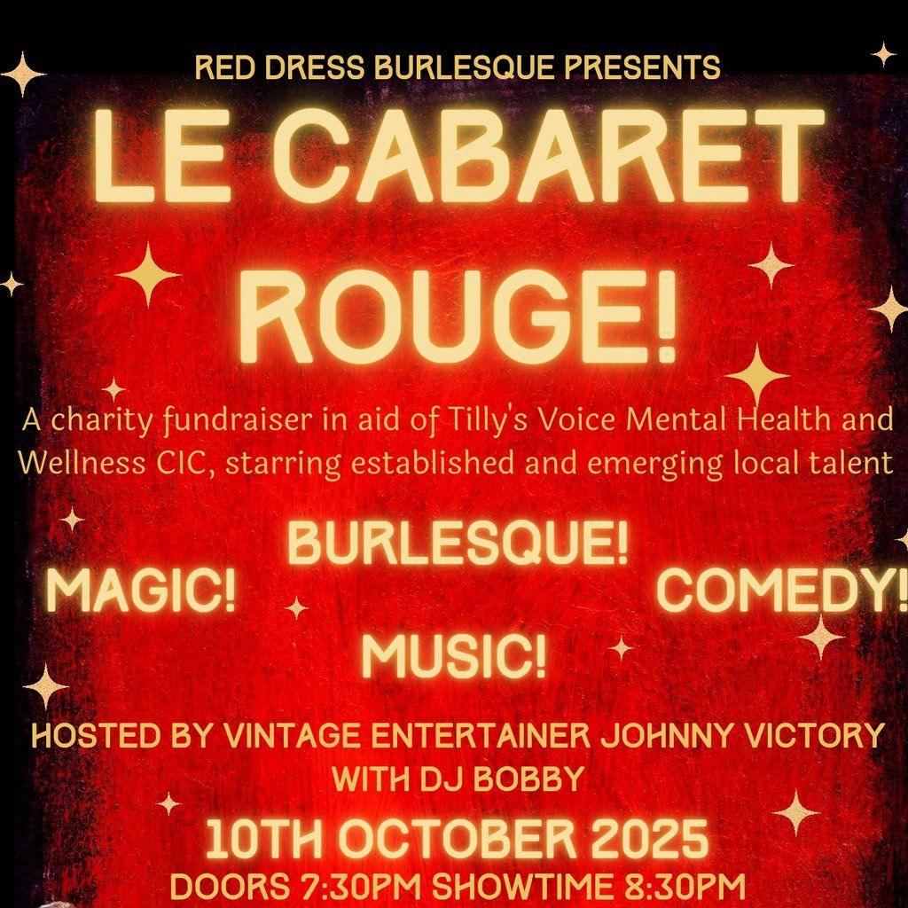 Le Cabaret Rouge, 10 October | Event in Burton Upon Tren | AllEvents