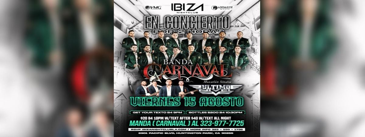 BANDA CARNAVAL  & ULTIMO NIVEL  | Event in Huntington Park | AllEvents