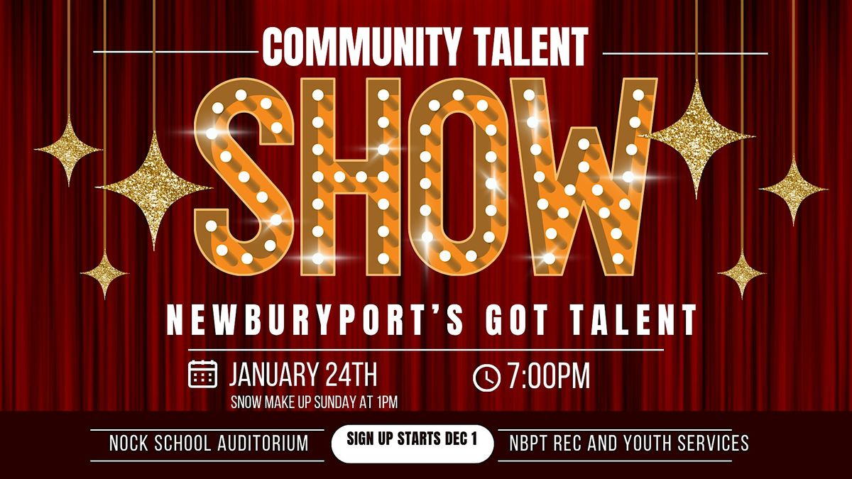 Newburyports Got Talent- City Wide Talent Show 2026