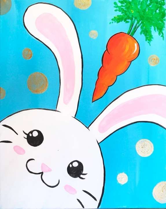 Easter Bunny Bag Surprise Funny Bunny Pinot s Palette Fort Collins 