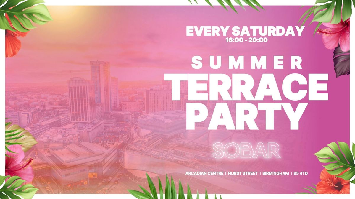 SOBAR TERRACE DAY PARTY - CARNIVAL WEEKENDER, 23 August | Event in Birmingham | AllEvents