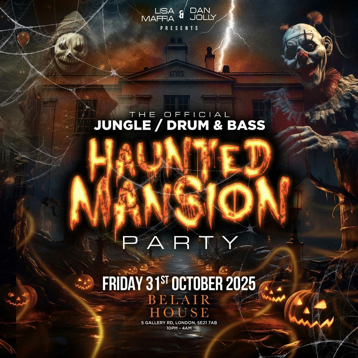 JUNGLE / DNB HAUNTED MANSION PARTY, 1 November | Event in Croydon | AllEvents
