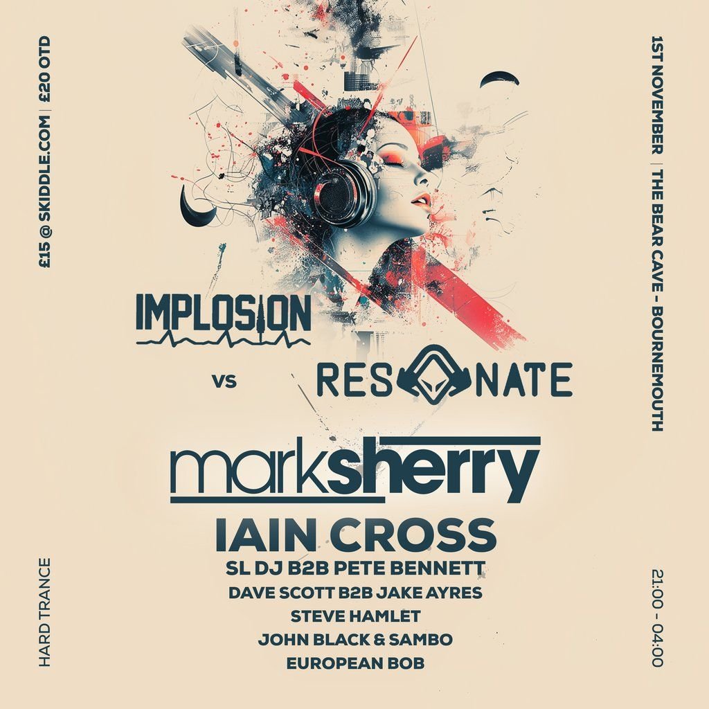 Implosion vs Resonate: The Classic Resurrection, 1 November | Event in Bournemouth | AllEvents
