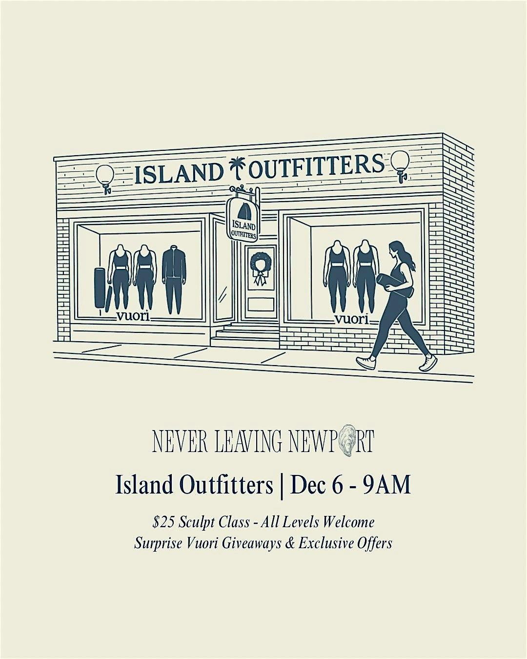 Island Outfitters X Never Leaving Newport Community Sculpt Class | Event in Newport | AllEvents