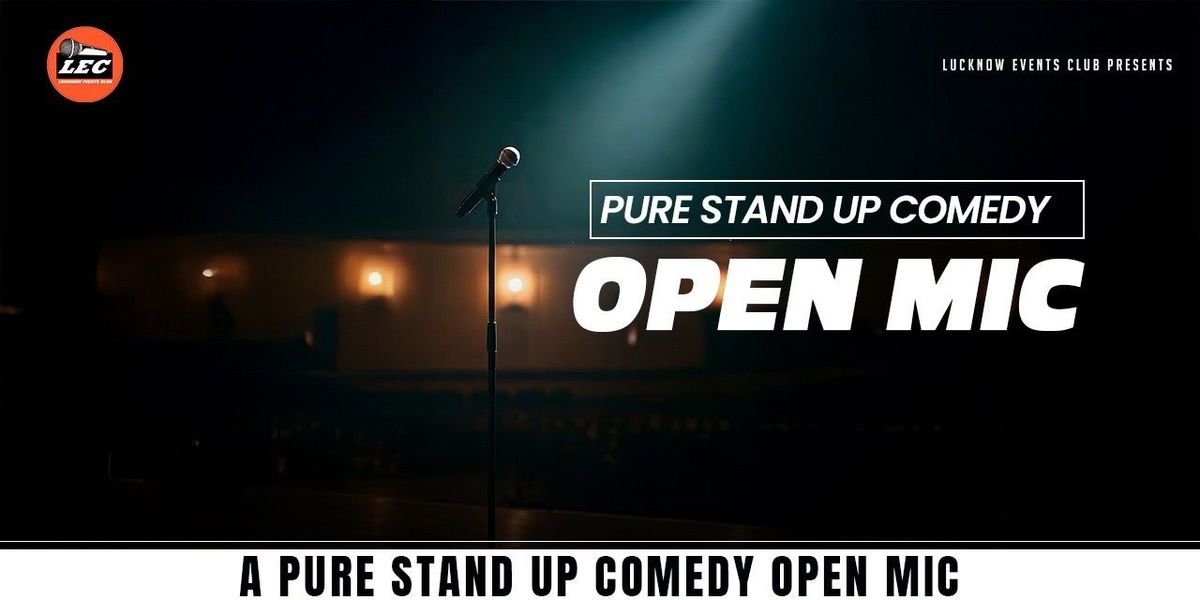 PURE COMEDY OPENMIC | Event in Lucknow | AllEvents