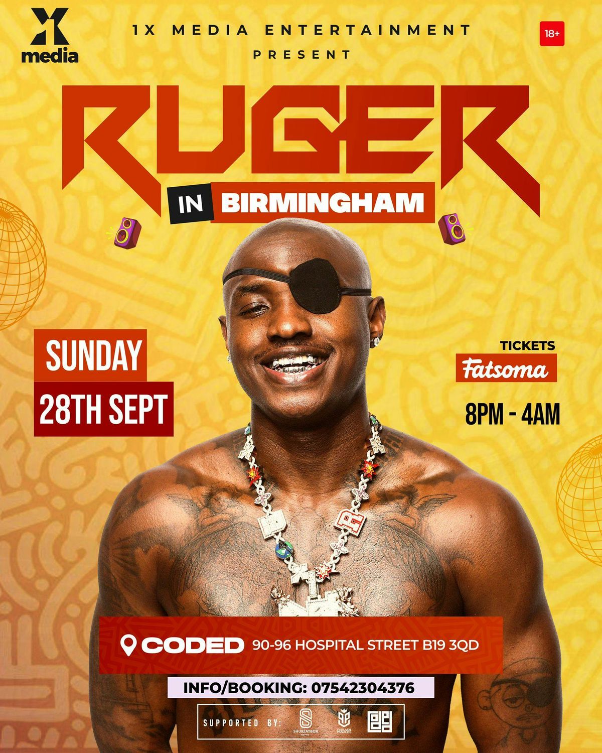 Ruger performing live , 28 September | Event in Birmingham | AllEvents
