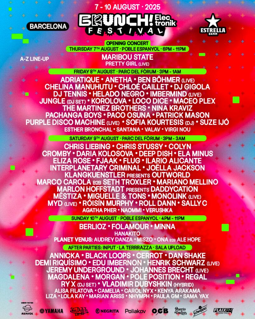 Brunch Electronik 2026 - 2-Day Pass Tickets, 14 August | Event in Barcelona | AllEvents