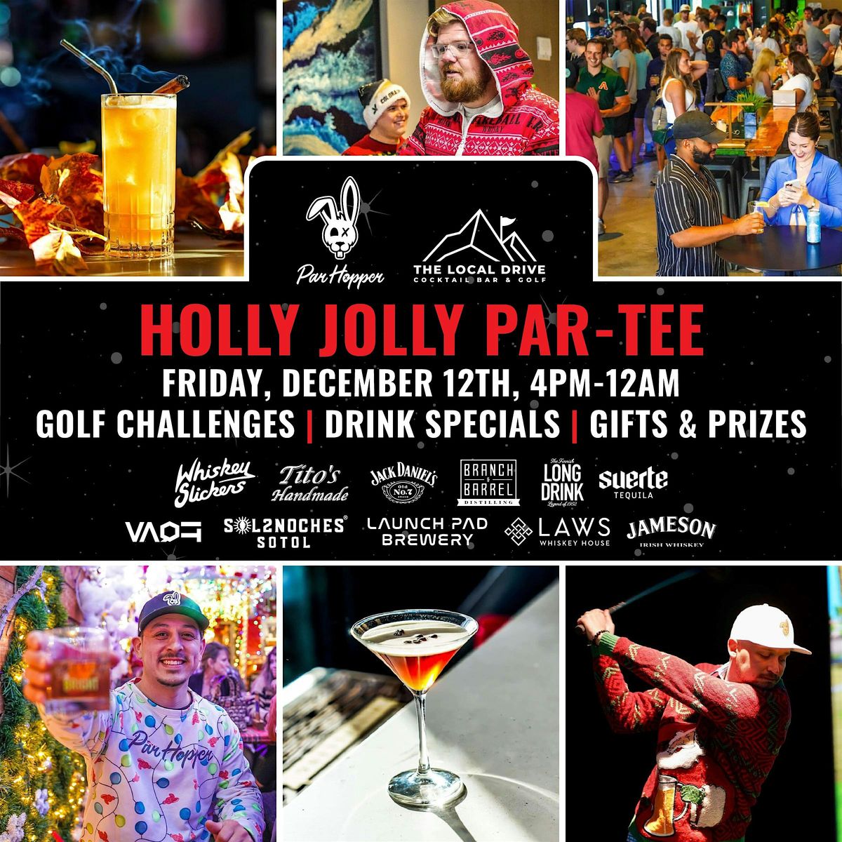 HOLLY JOLLY PAR-TEE: ParHopper x The Local Drive Holiday Party, 12 December | Event in Denver | AllEvents
