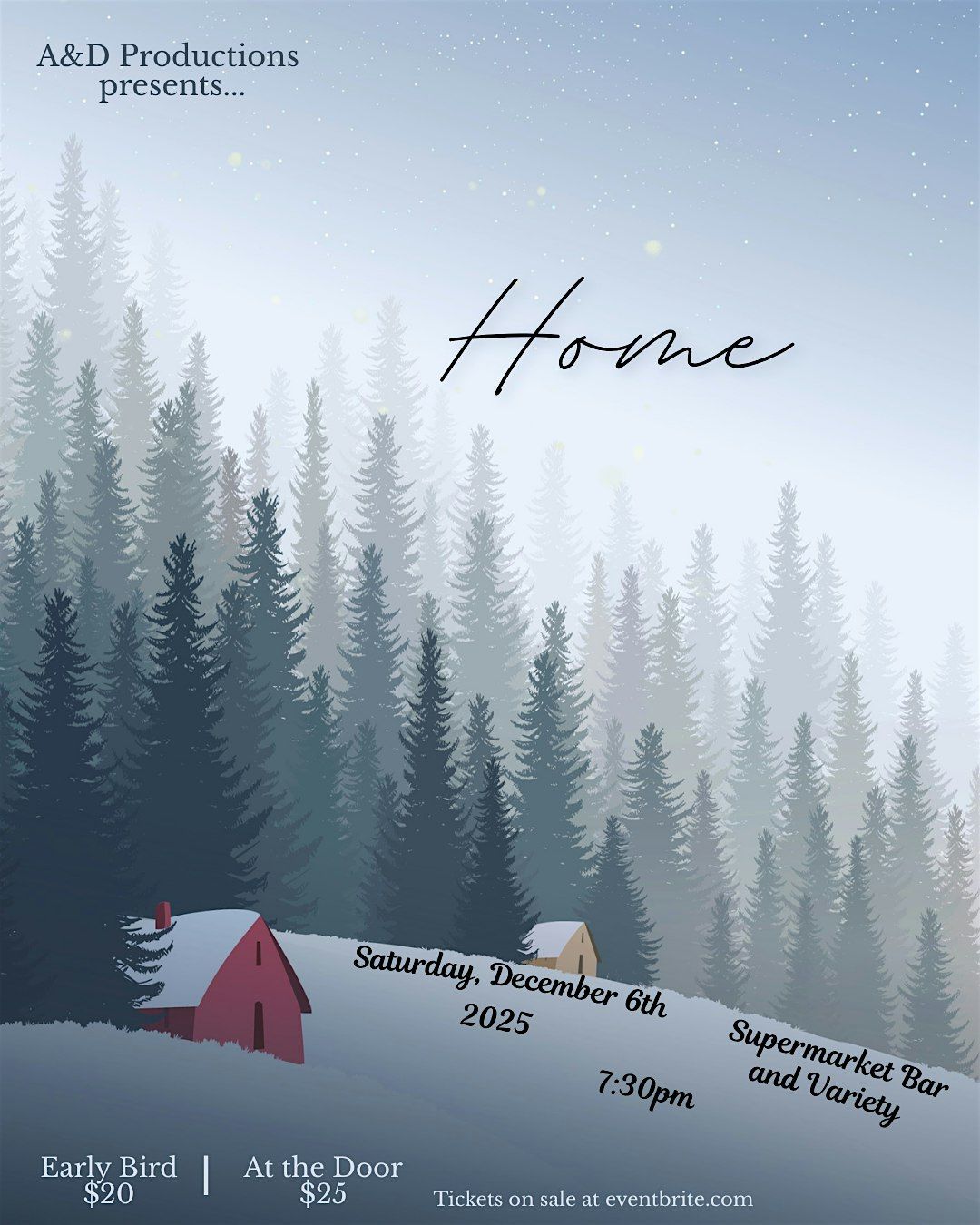 Home - Presented by A&D Productions, 6 December | Event in Toronto | AllEvents