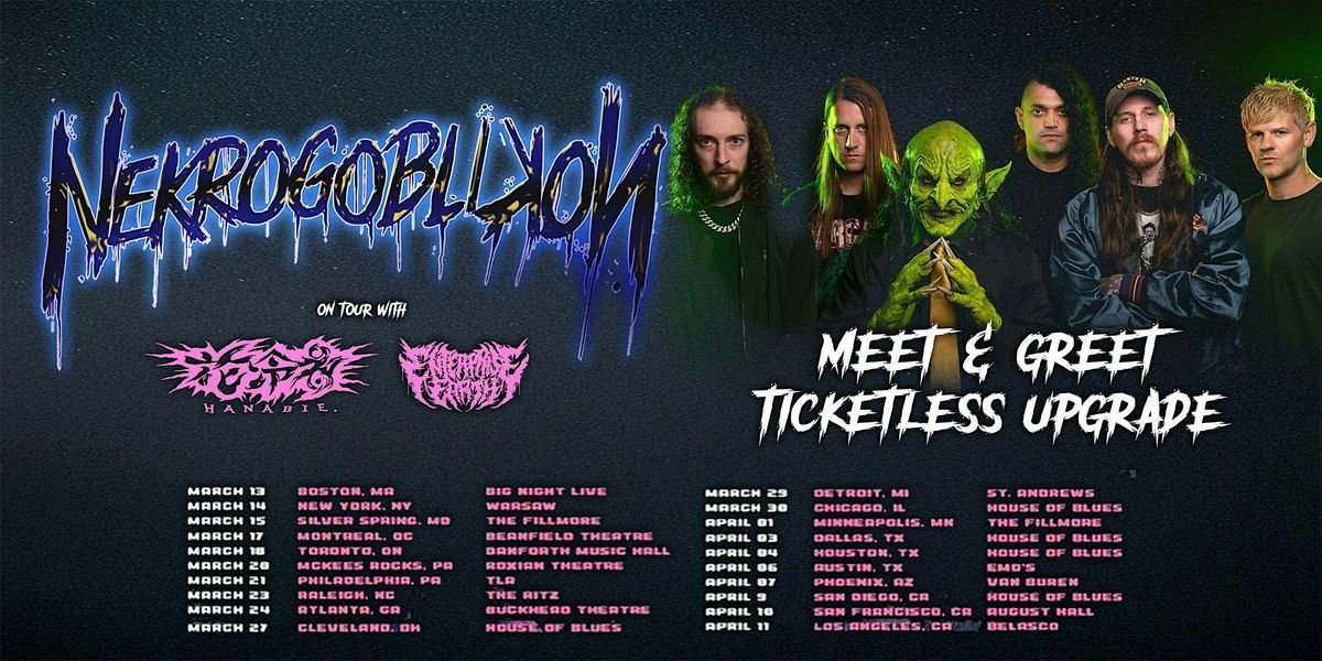 - Nekrogblikon M&G Ticketless Upgrade - Silver Springs, 15 March | Event in Silver Spring | AllEvents