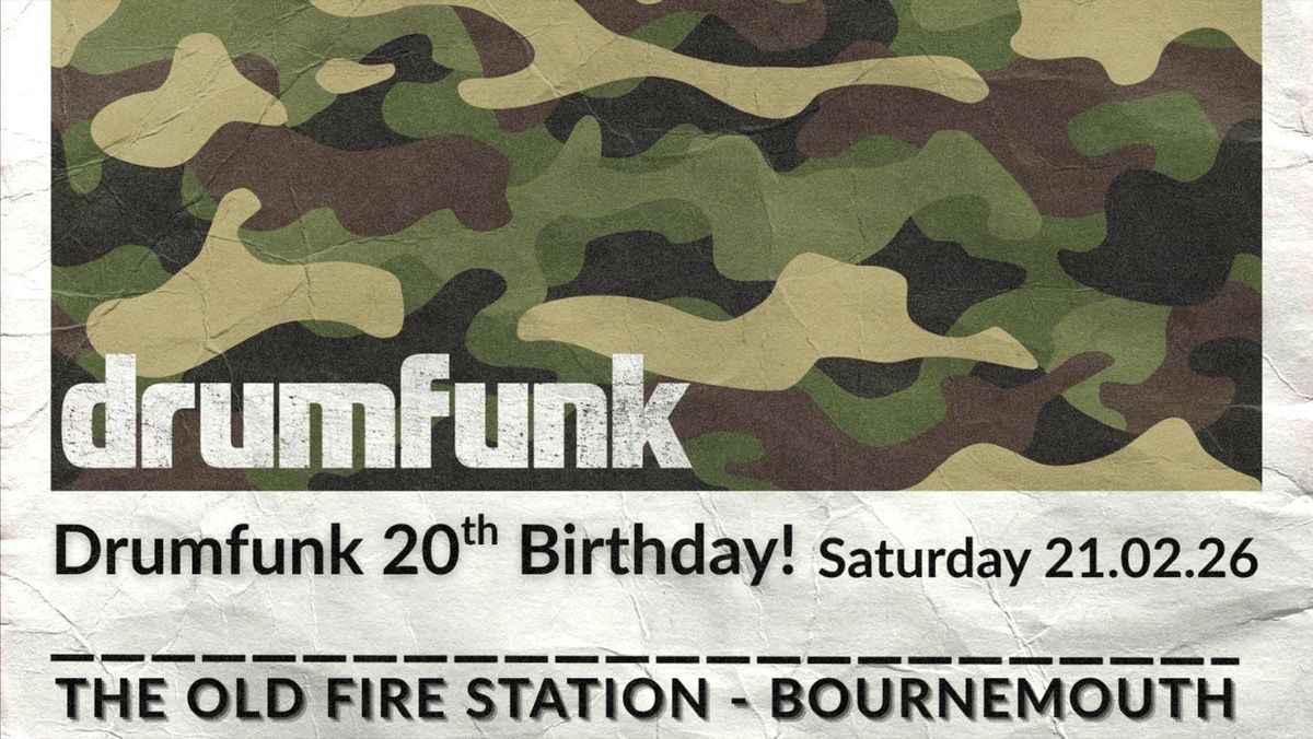 20 Years of drumfunk, 21 February | Event in Bournemouth | AllEvents