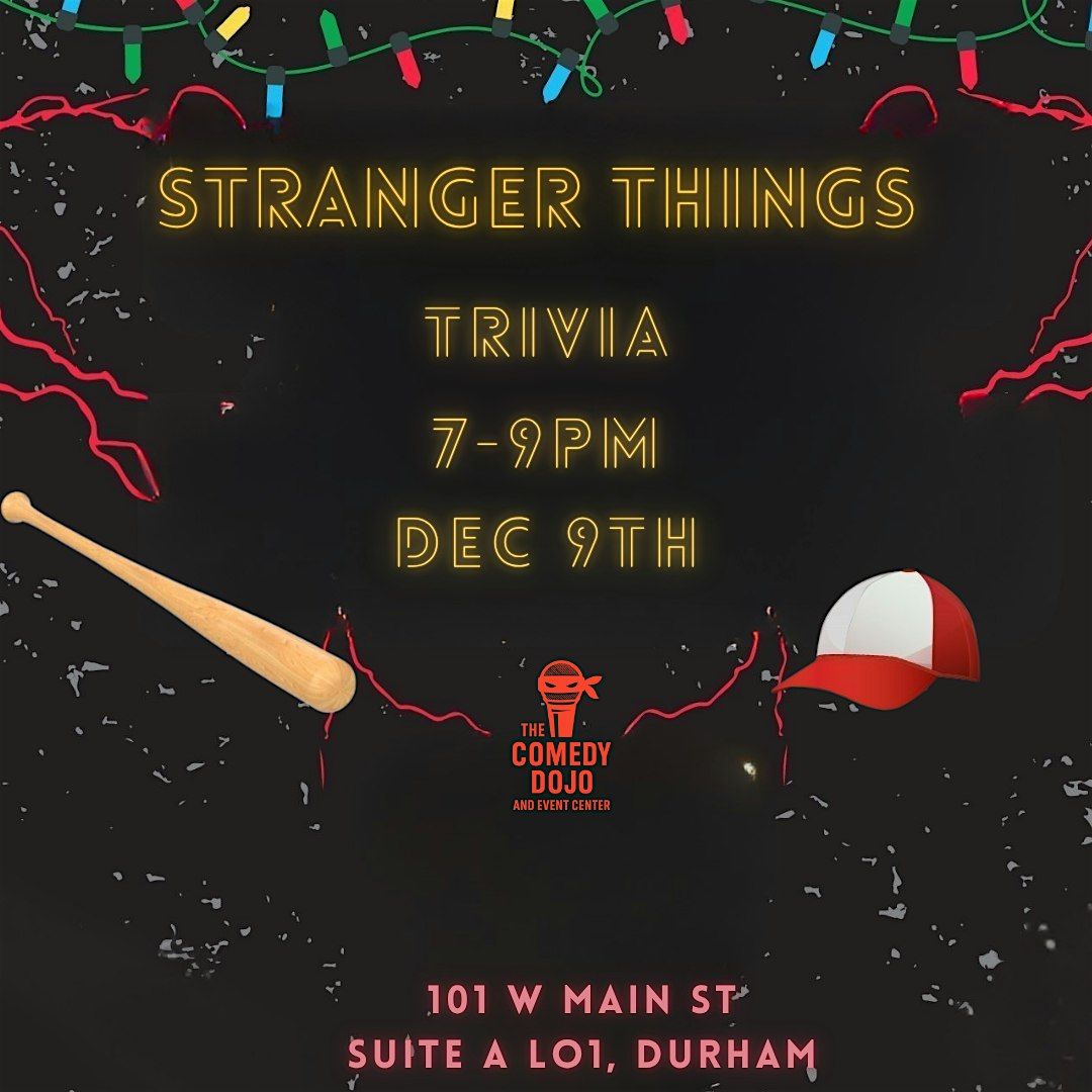 Stranger Things Trivia, 9 December | Event in Durham | AllEvents