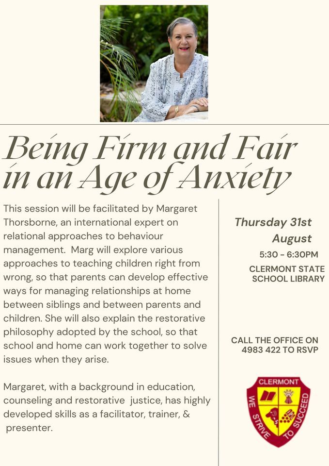 Being Firm and Fair in an Age of Anxiety Clermont State