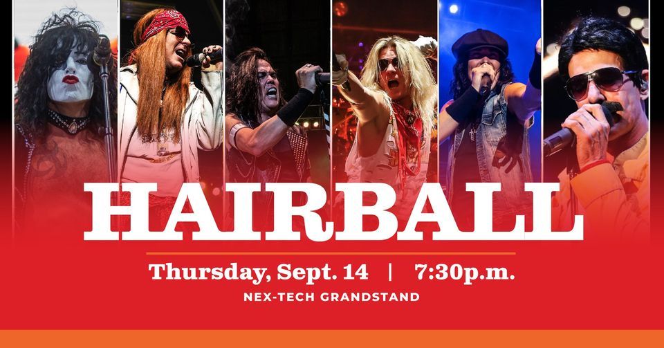 Hairball, Kansas State Fair, Hutchinson, September 14 2025 AllEvents.in
