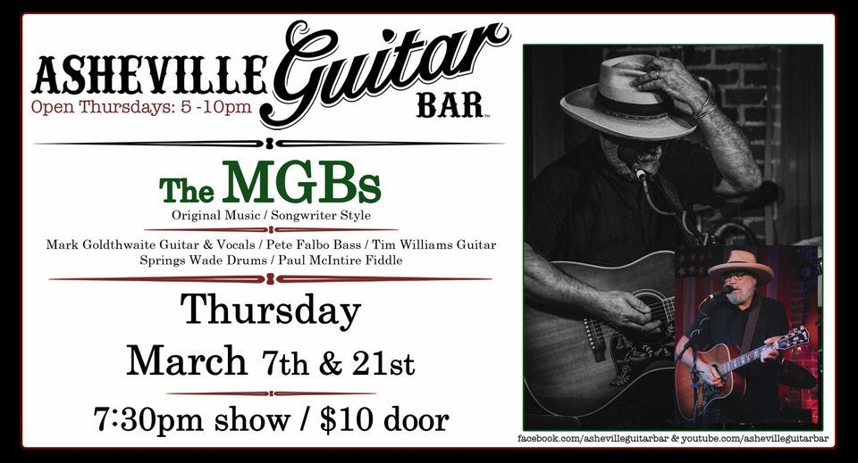 The MGBs, Asheville Guitar Bar, March 7 2024 AllEvents.in