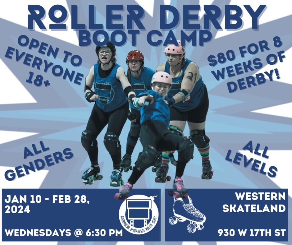 Roller Derby BOOT CAMP, Western Skate Land, Smithville, January 10 2025