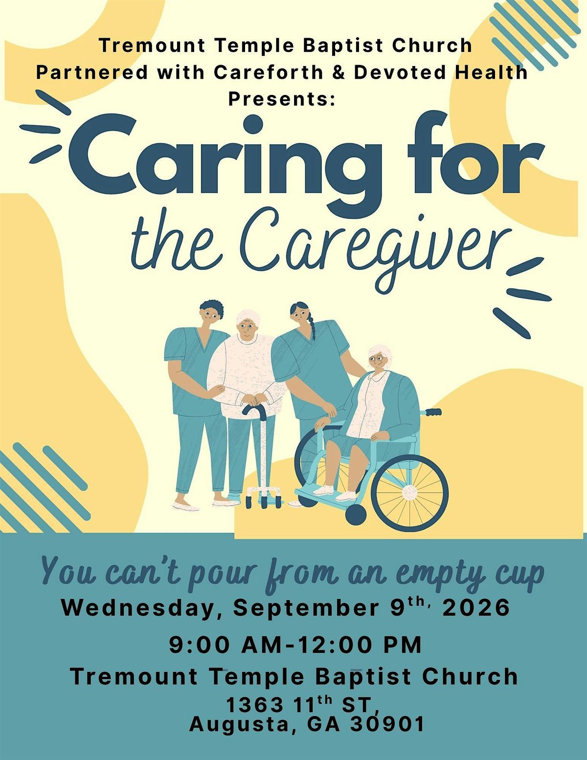 Caring for the Caregivers Conference, 1363 11th St, Augusta, 9 ...