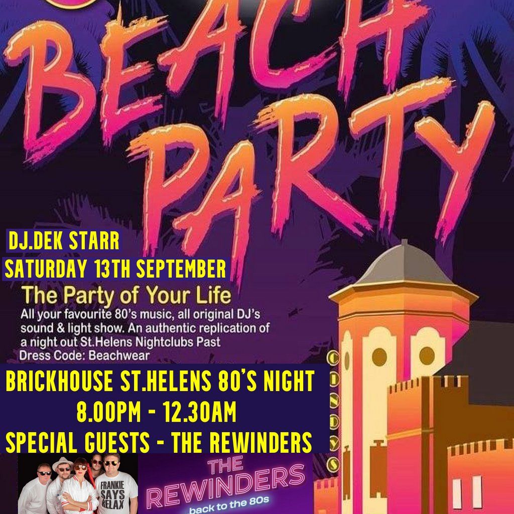 Club Tropicana 80's with The Rewinders, 13 September | Event in St Helens | AllEvents