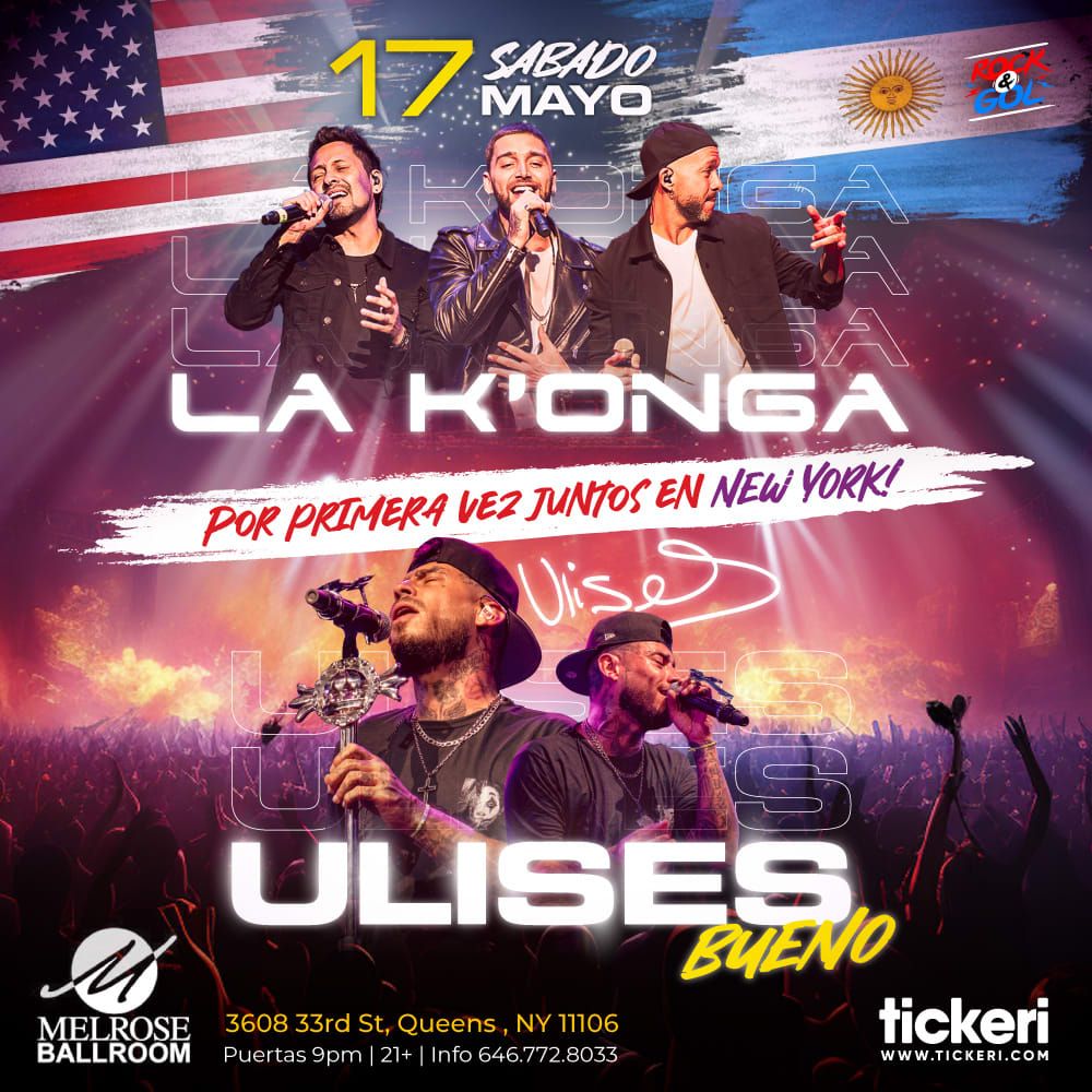 La Konga & Ulises Bueno, 14 May | Event in Orlando | AllEvents