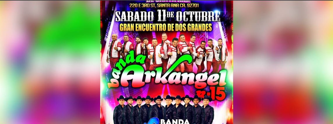 BANDA ARKANGEL R-15 ,BANDA LAGOS & MAS, 11 October | Event in Santa Ana | AllEvents