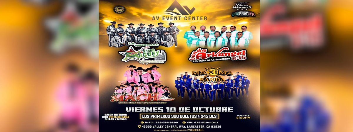 BANDA MAGUEY, BANDA ARKANGEL R-15  & MAS , 10 October | Event in Lancaster | AllEvents