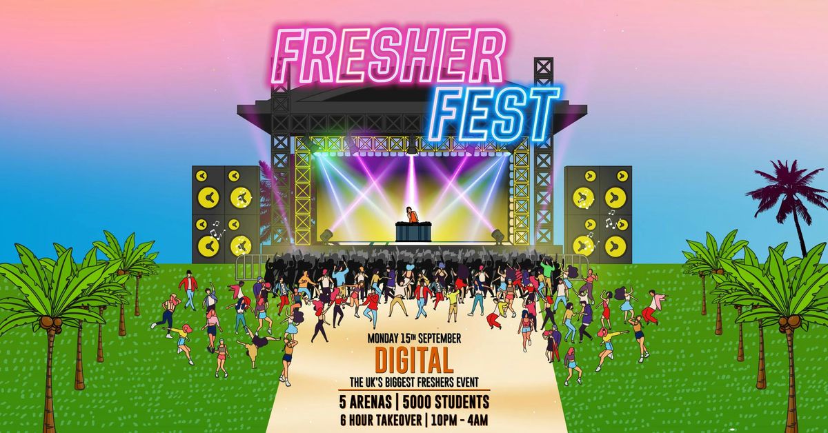 🎪⚡️ LOOSEDAYS FRESHER FEST - @ DIGITAL NEWCASTLE ⚡️🎪﻿ 5 ARENAS // 5000 STUDENTS // MONDAY FRESHERS TOUR EVENT 1 | NEWCASTLE FRESHERS WEEK, 15 September
