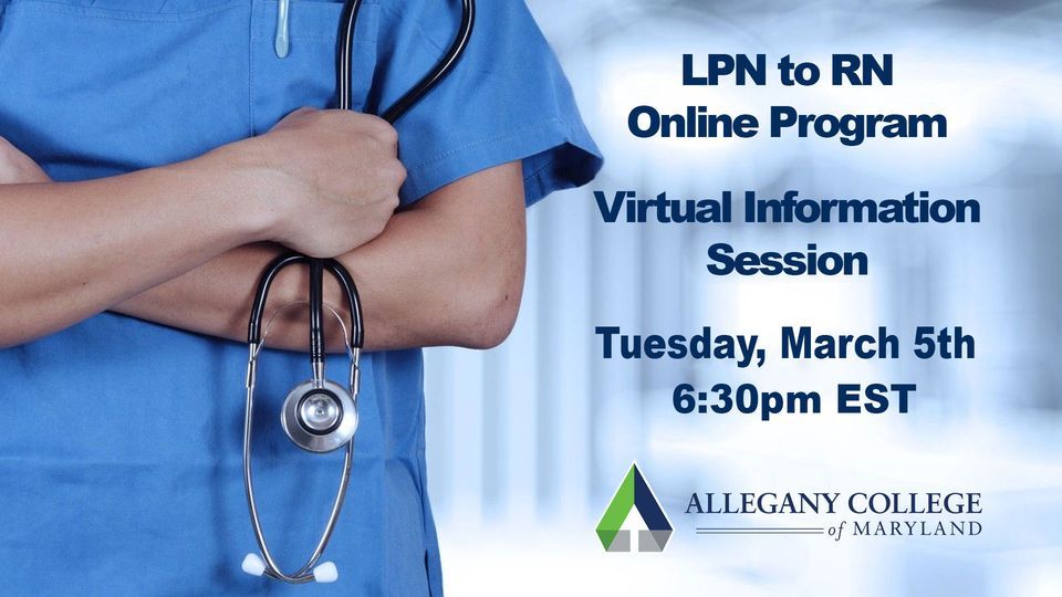 LPNtoRN Online Program Virtual Information Session, Online event
