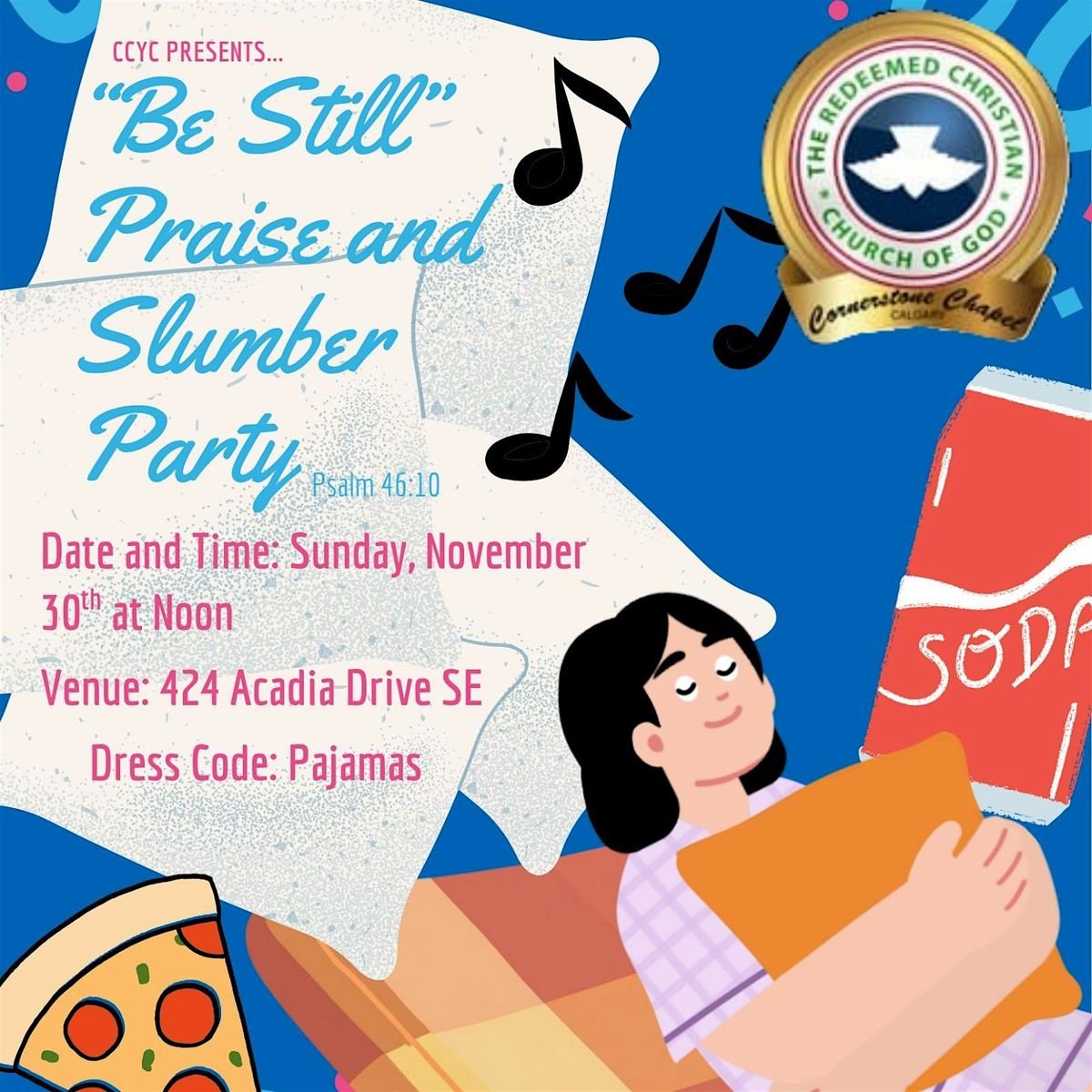 CCYC Praise and Slumber Party, 30 November | Event in Calgary | AllEvents