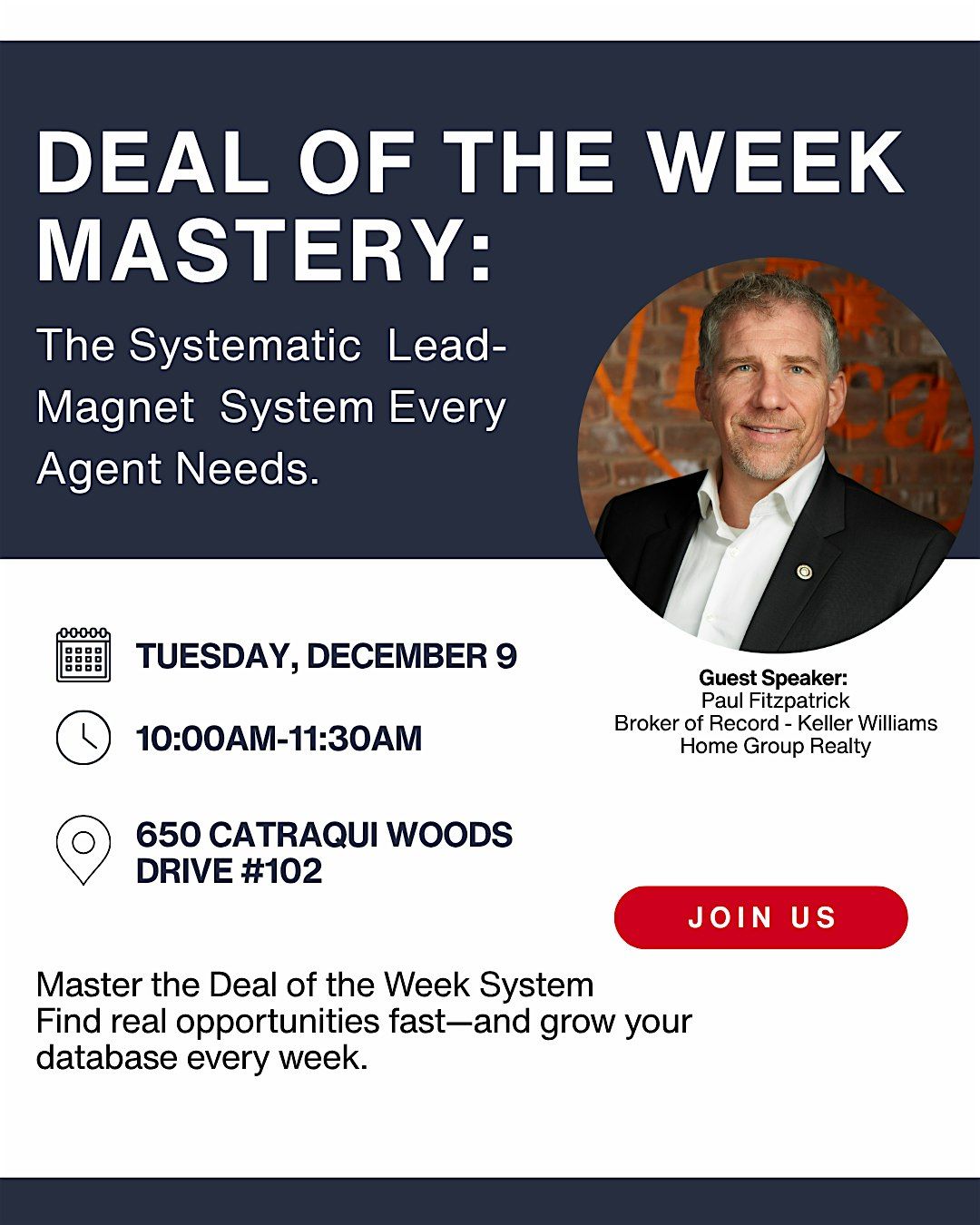 Deal of the Week Mastery: Systematic Lead-Magnet Training for Agents, 9 December | Event in Kingston | AllEvents