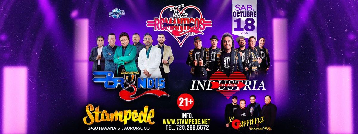 GRUPO BRYNDIS & INDUSTRIA DEL AMOR & MAS EN AURORA in Aurora, 18 October | Event in Aurora | AllEvents