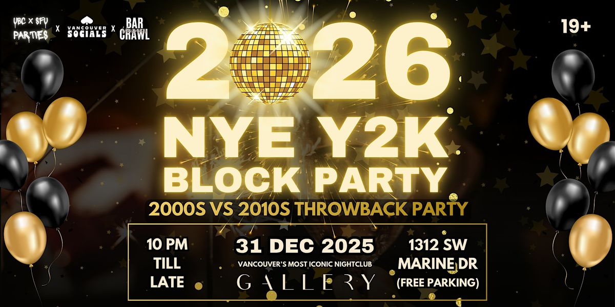 NYE 2026 PARTY: AT Gallery Vancouver Nightclub on 31st dec, 2025, 31 December | Event in Vancouver | AllEvents