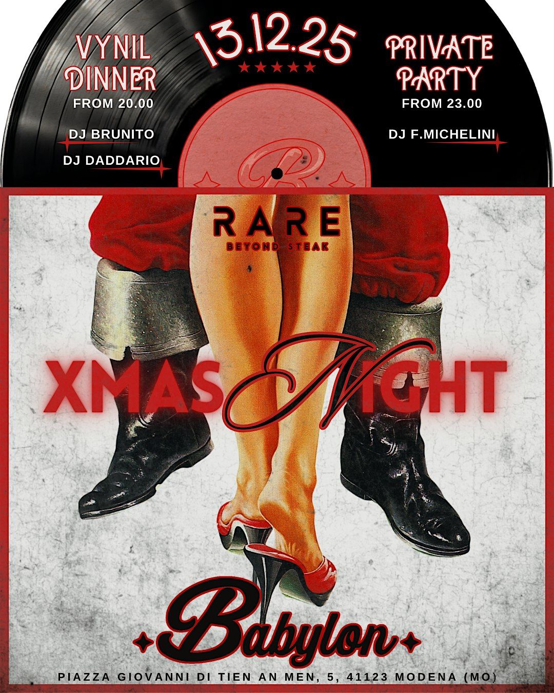 BABYLON XMAS NIGHT, 13 December | Event in Modena | AllEvents