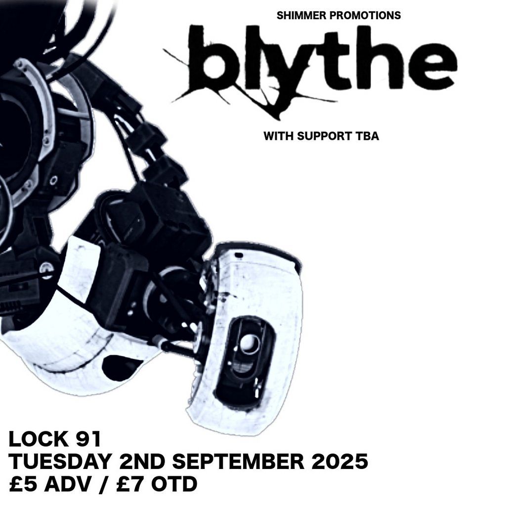 Shimmer Presents: Blythe + Support at Lock 91, 2 September | Event in Manchester | AllEvents
